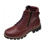 Ghete dama imblanite din piele naturala cu doua femoare Bordeaux GKR21VIS